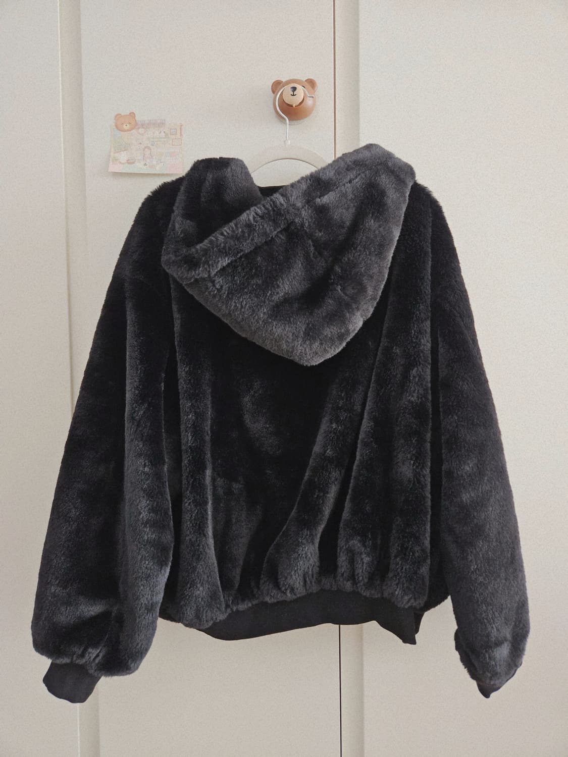 리버시블 퍼 후드집업 점퍼 상품이미지5