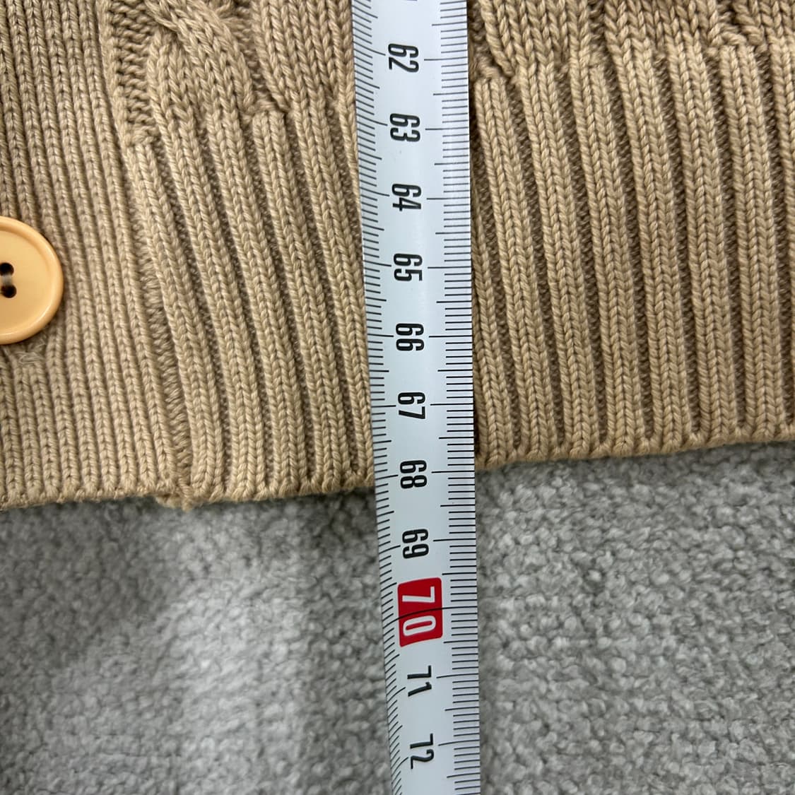 폴로 랄프로렌 케이블 니트 가디건 베이지 L 상품이미지6