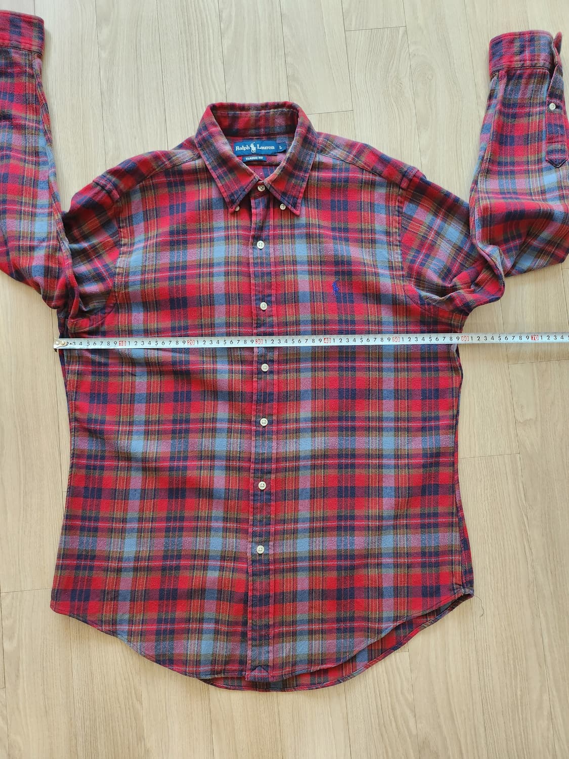 폴로랄프로렌 체크셔츠 (L 상품이미지5
