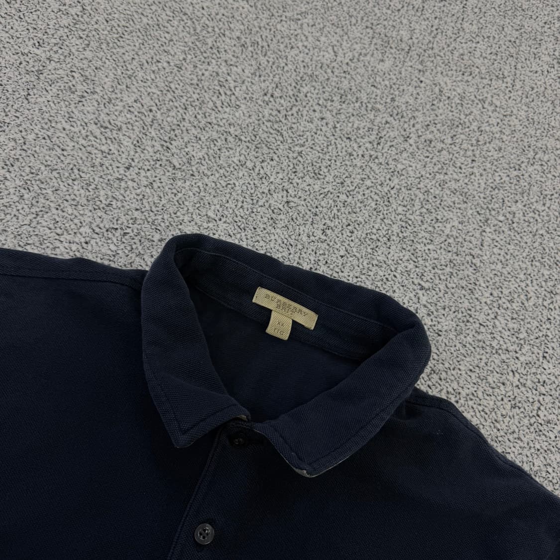 XXL 버버리 긴팔 카라티 0127H1 상품이미지3
