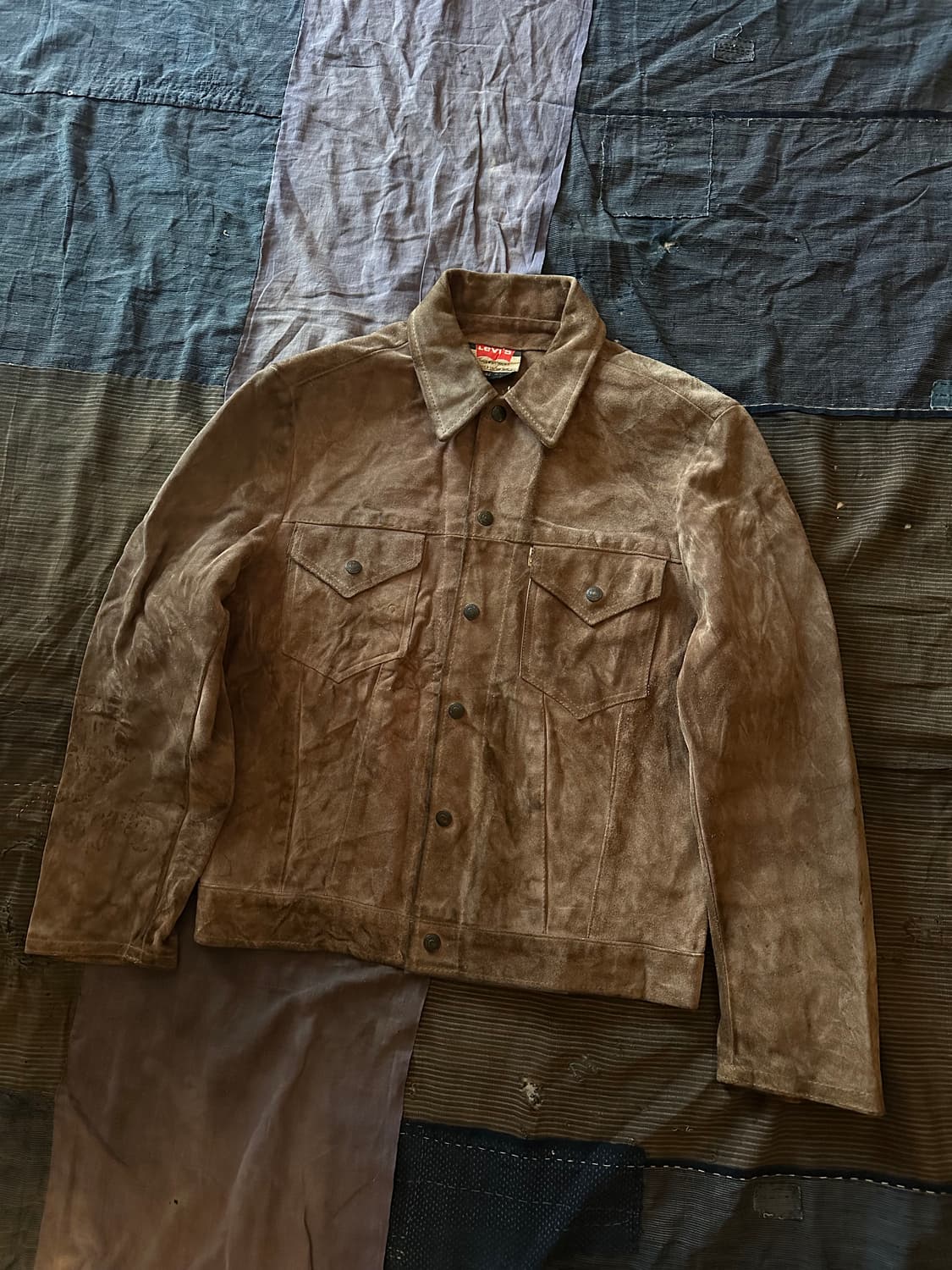 60s 70s Levis Big "E" 3rd Suede Jacket 상품이미지2
