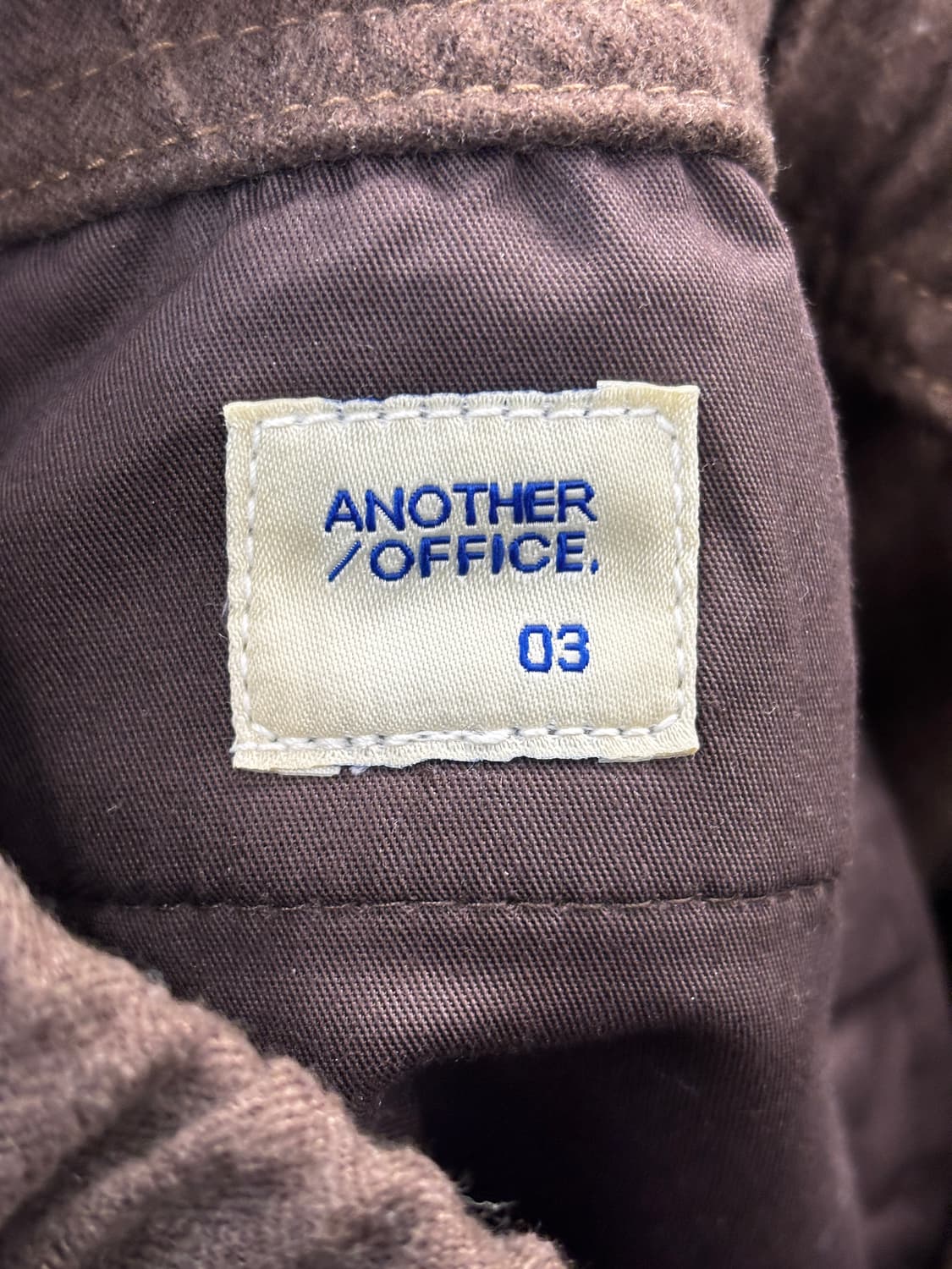 어나더오피스 브라운 루즈핏 팬츠 3사이즈 상품이미지4