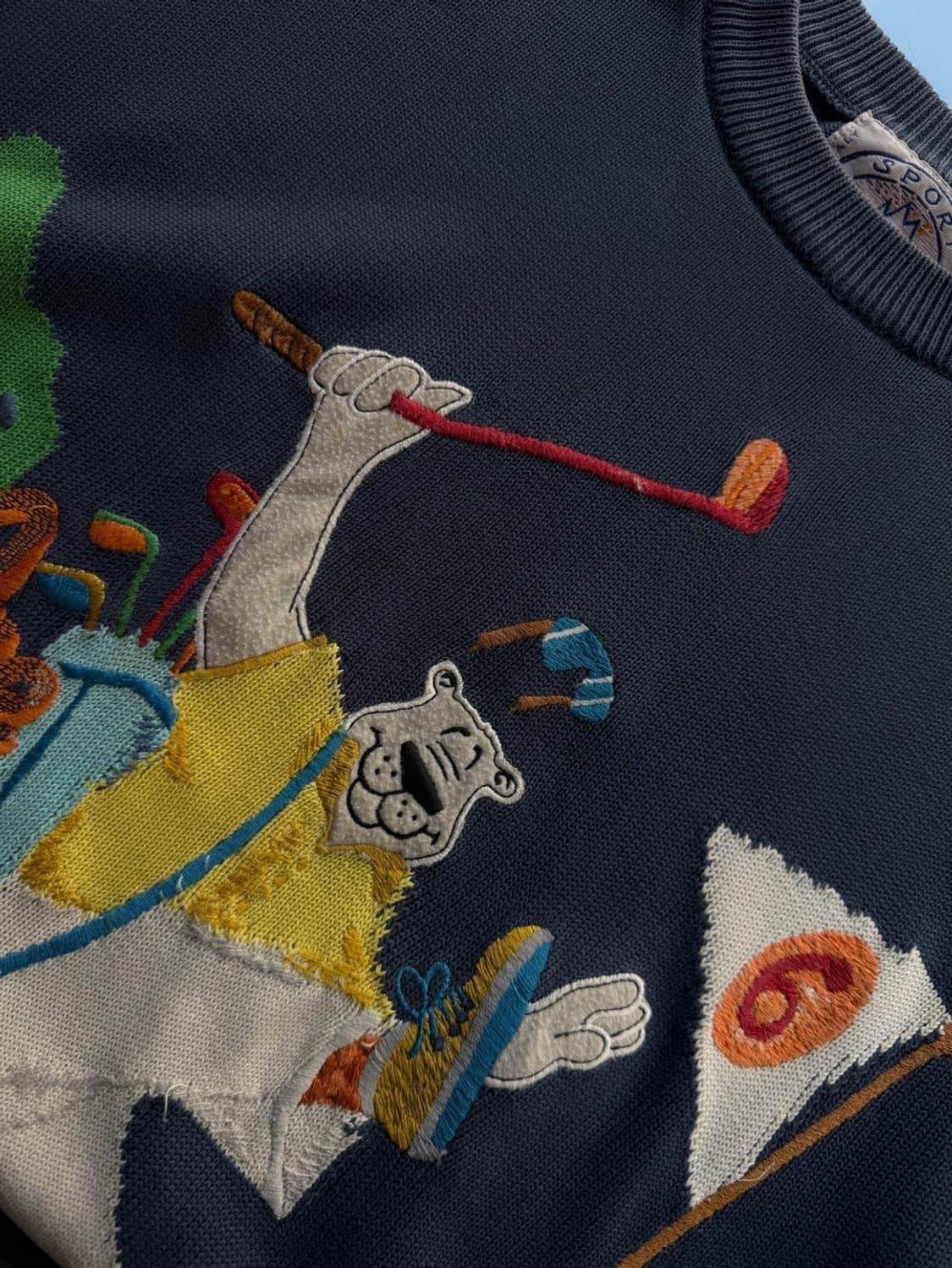 아이스버그 그래픽 니트 105 상품이미지8