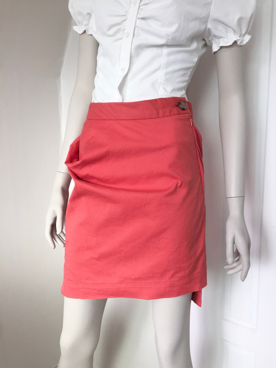 비비안웨스트우드 Iconic Draped  Coral Skirt 상품이미지1