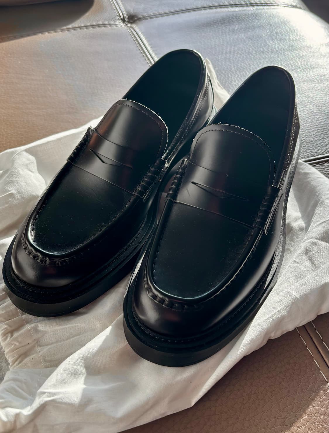 마시모두띠 레더 페니 로퍼 42(270) 상품이미지2