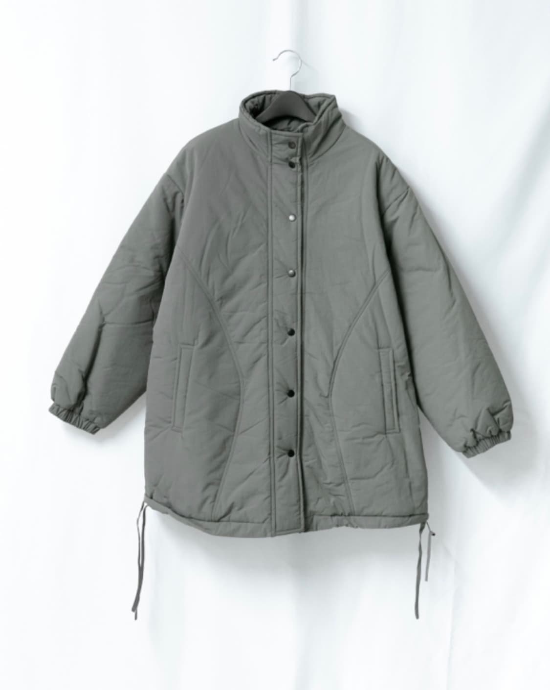 에프터먼데이 오무수히 하우유 소브 언비티 / 하프 야상패딩 점퍼(그레이) 상품이미지1