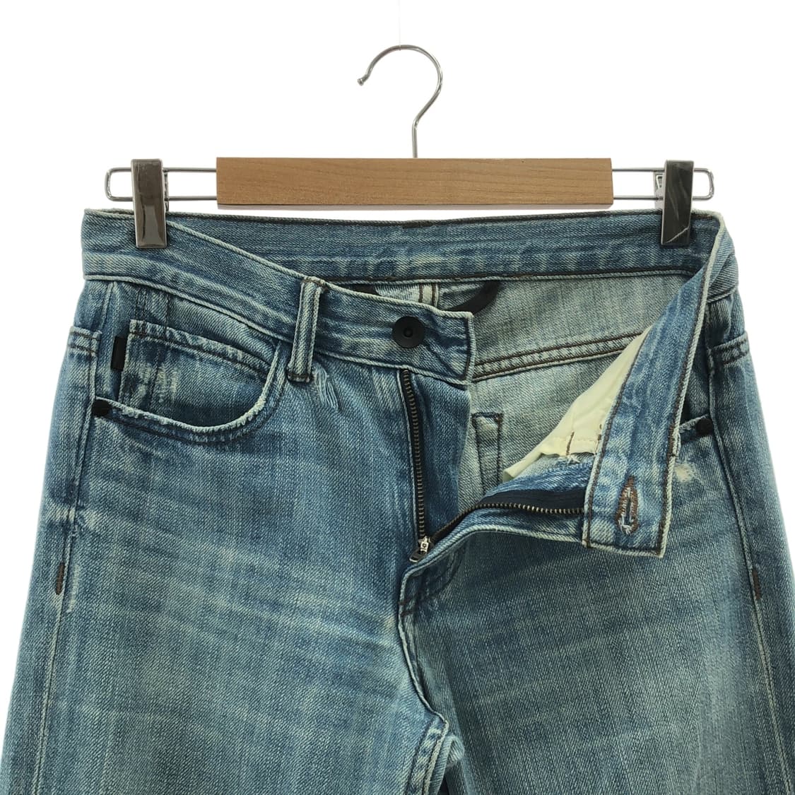 헬무트랭 인디고 워시드 부츠컷 데님팬츠 상품이미지4