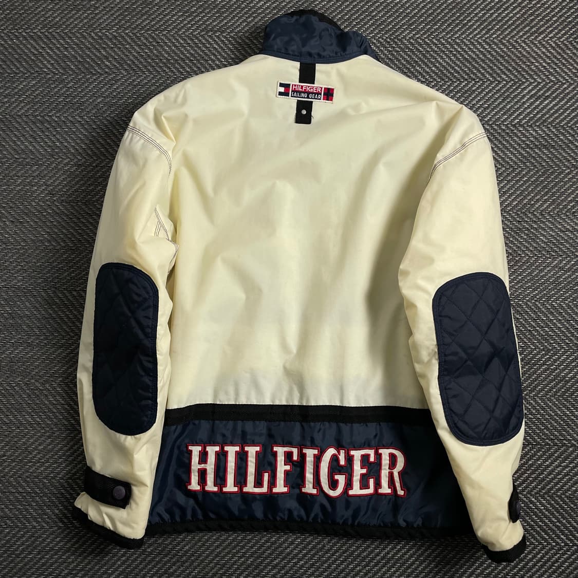 00s 타미힐피거 올드스쿨 빅로고 스티치 디테일 박시핏 점퍼o 4516 상품이미지5