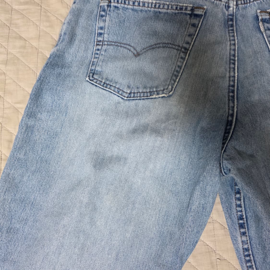 [38X32] 90s 리바이스 실버탭 연청 스트레이트 루즈핏 - 나이스 상품이미지9