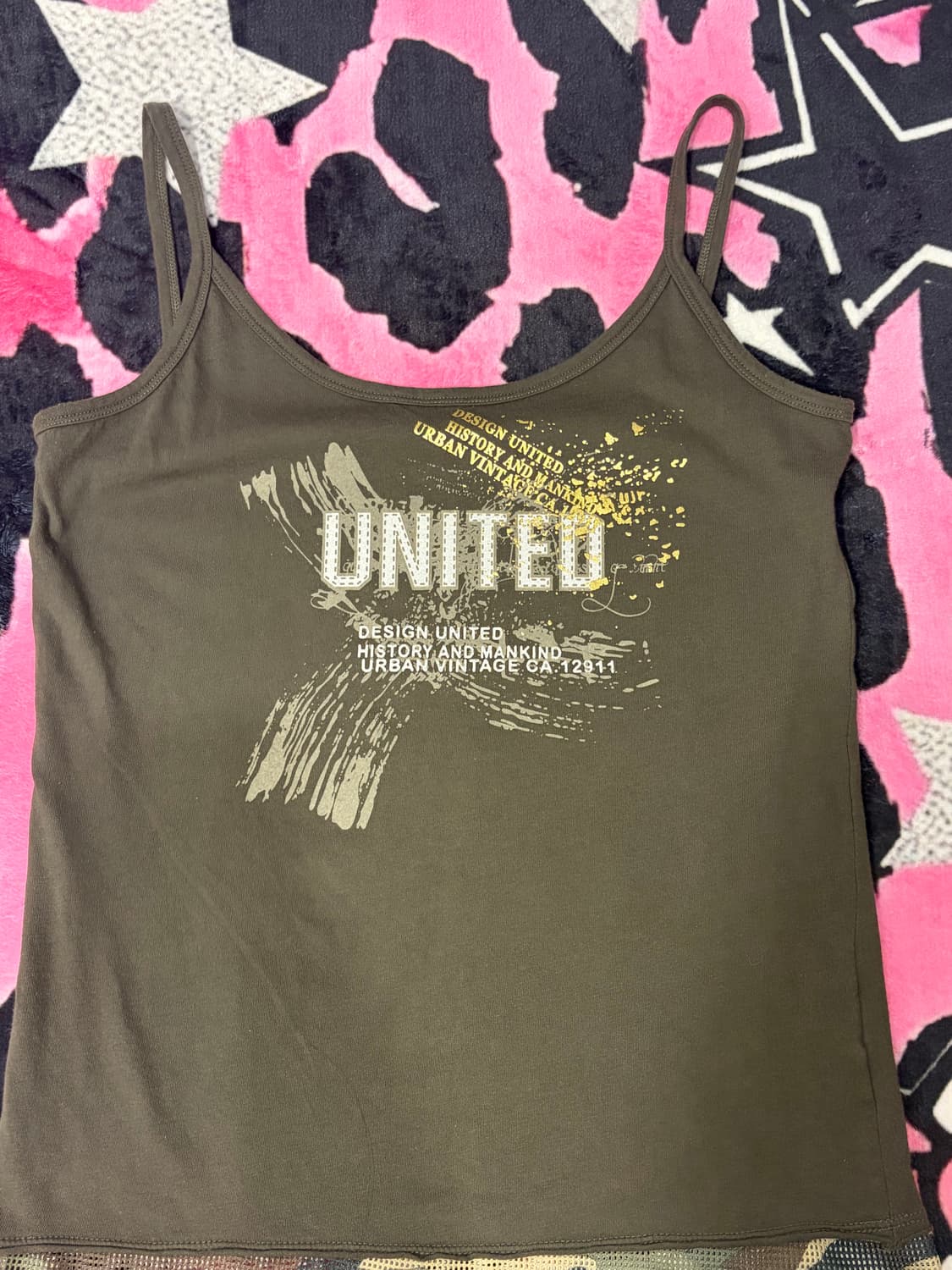 Grunge camo mesh sleeveless 상품이미지9