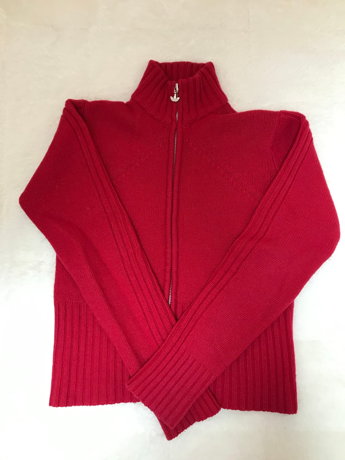 아디다스 빈티지 니트 집업 상품이미지3