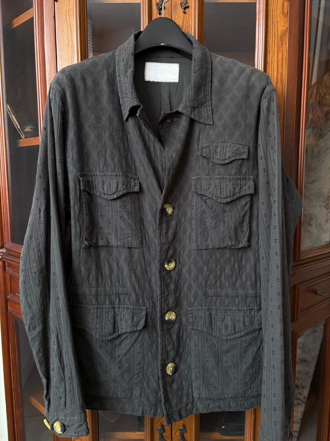 노마 텍스타일 디자인 가먼트 다잉 유틸리티 셔츠 자켓 상품이미지2