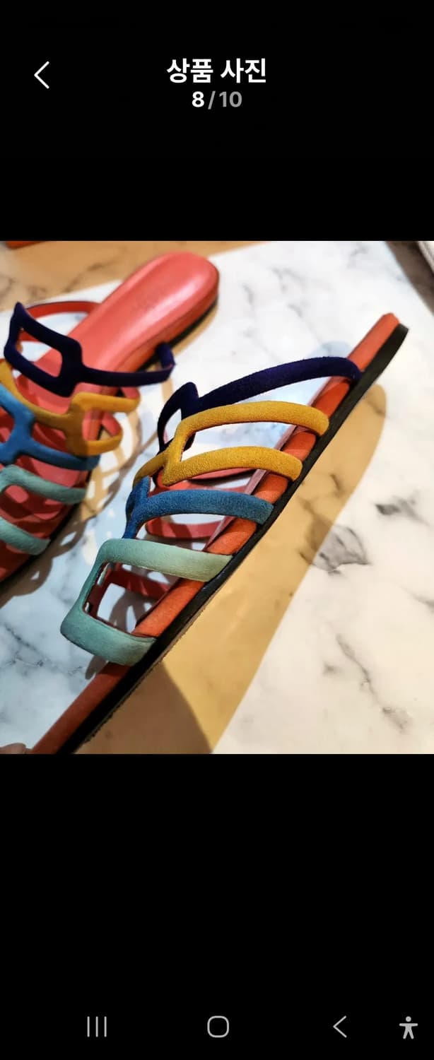 (정품)에르메스 슬리퍼와샌들!상태최상 38사이즈made in italy 상품이미지4