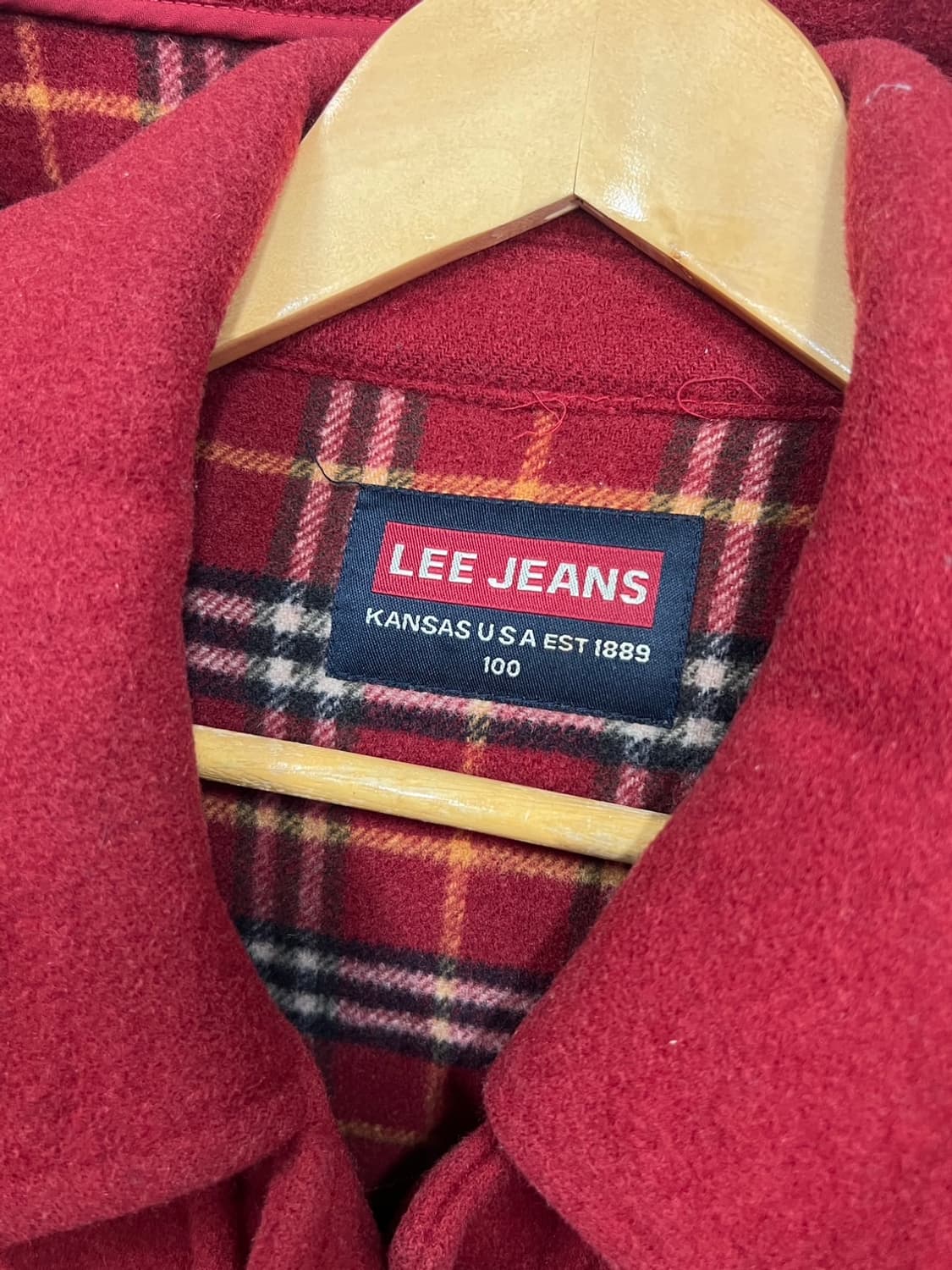 Lee 리 진스 모직 더플 떡볶이 롱 코트 상품이미지3