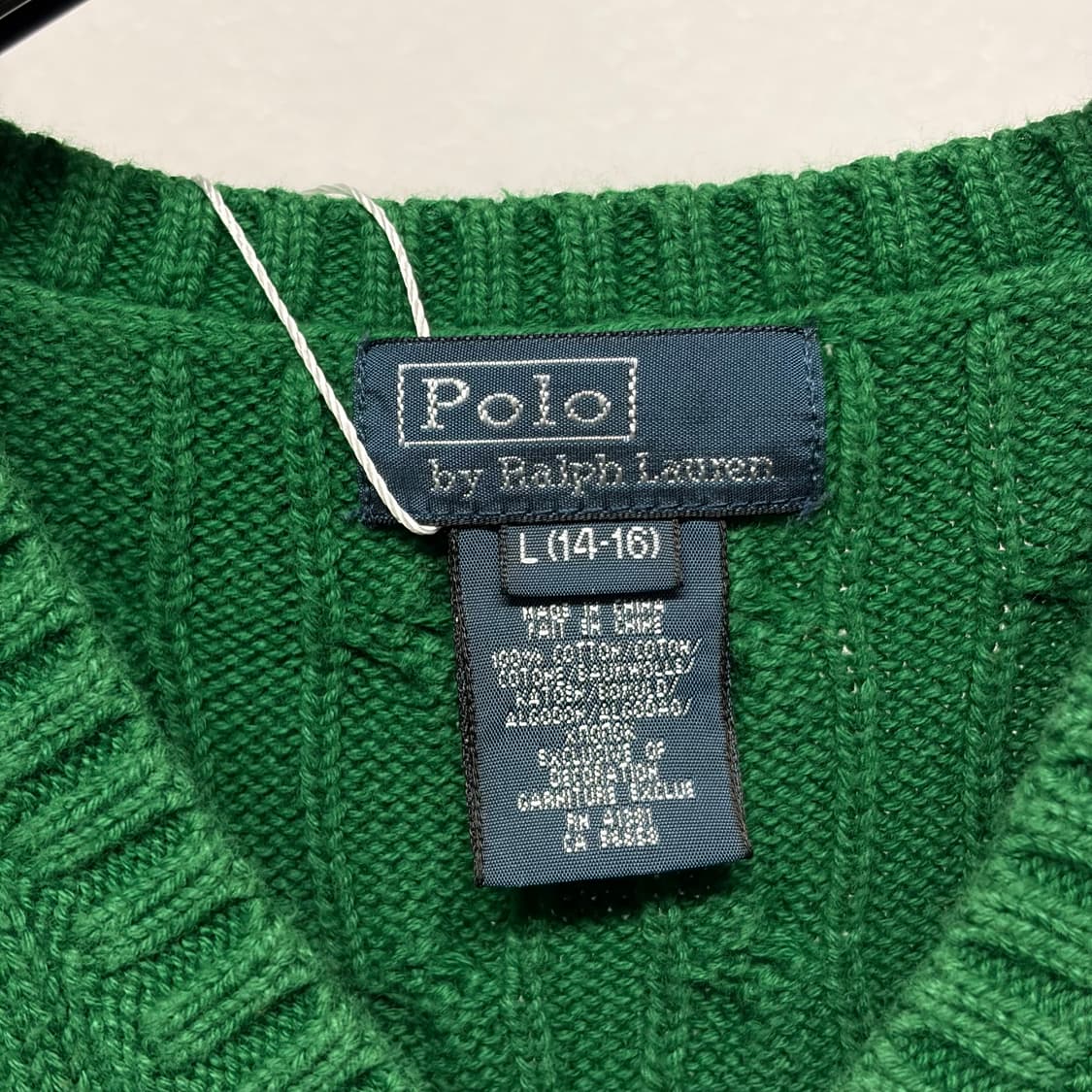 폴로 랄프로렌 브이넥 니트 베스트 1 상품이미지4