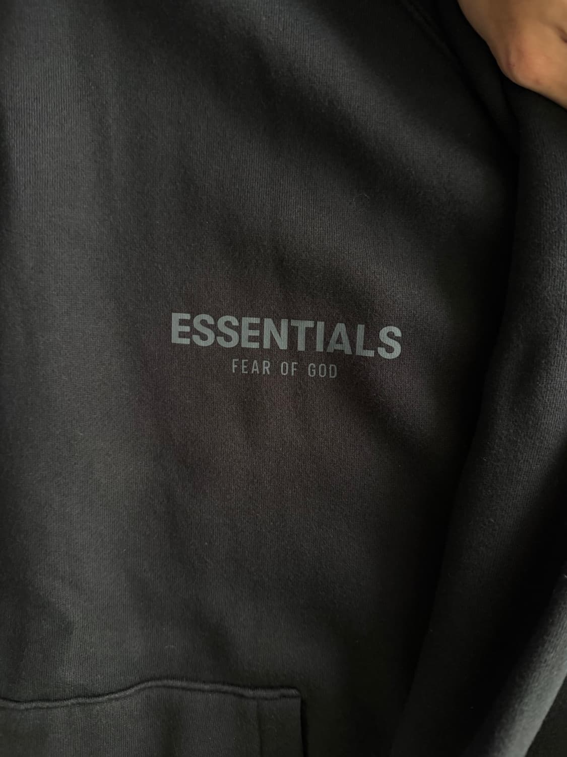 피오갓 에센셜 후드 블랙 상품이미지4
