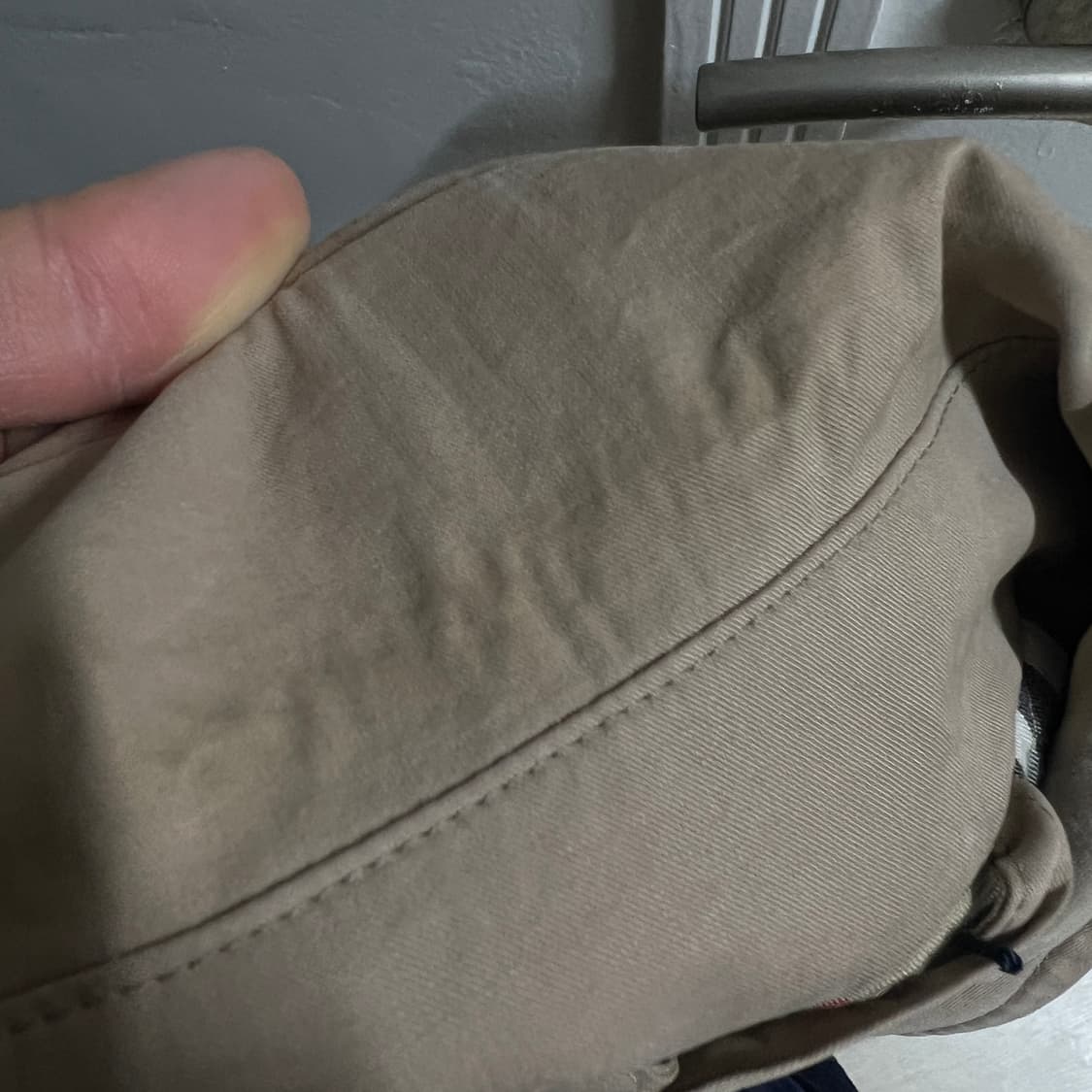 [XL] 버버리 빈티지 블루종 베이지 Lampo Zip 상품이미지10