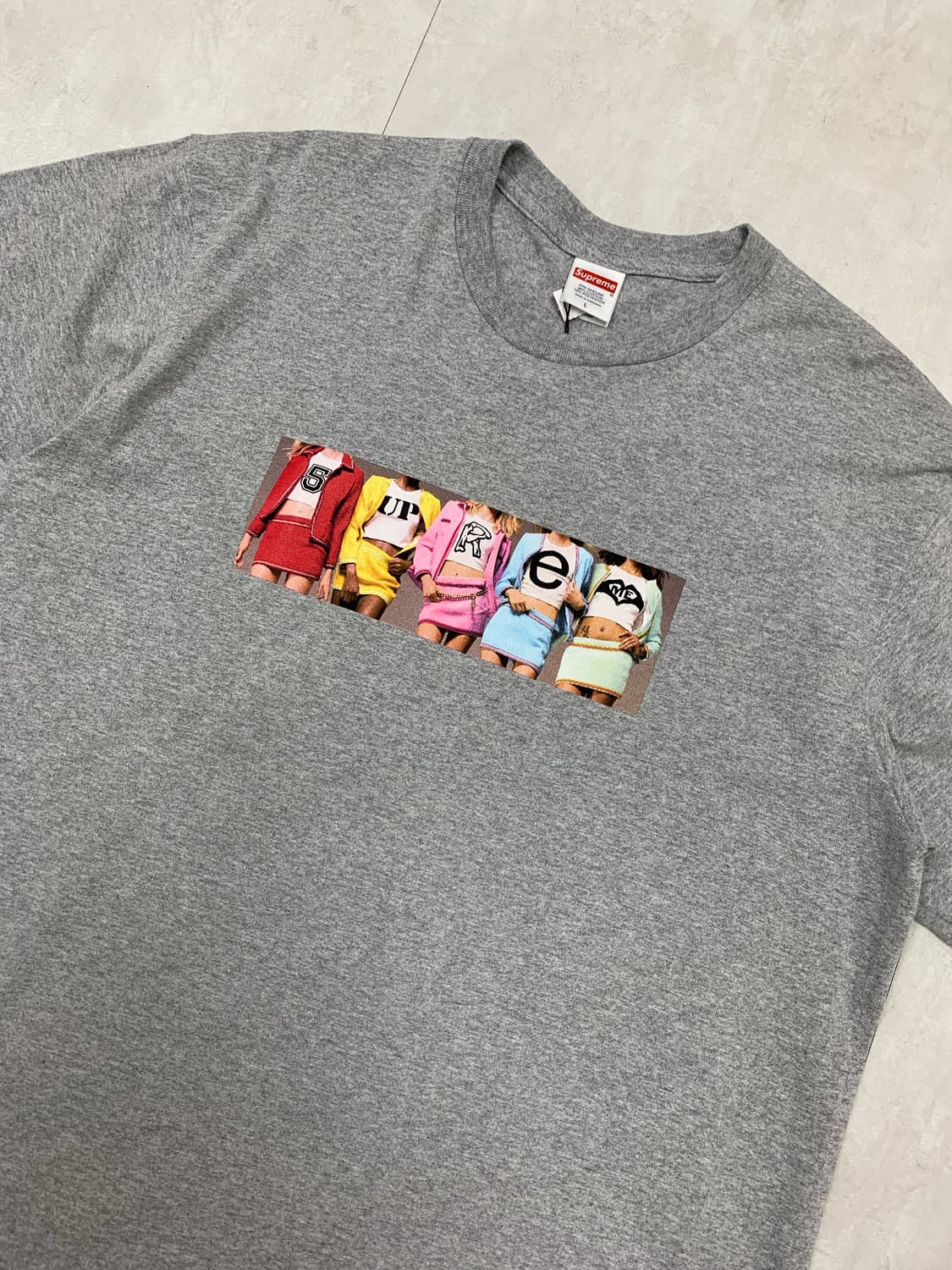 슈프림 Girl tee gray FW25 #585 상품이미지2