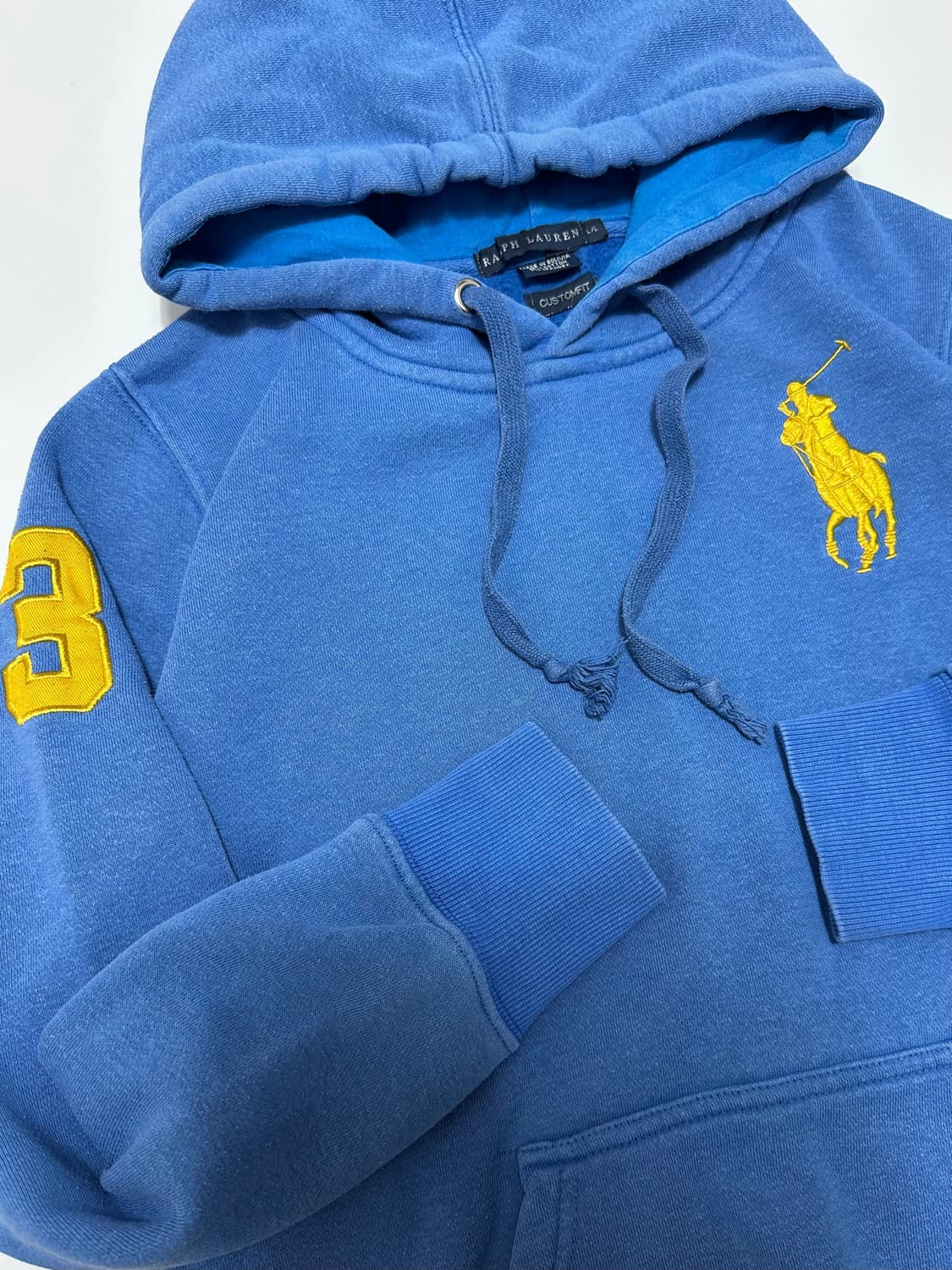 폴로 빅포니 스카이블루 후드티 상품이미지4