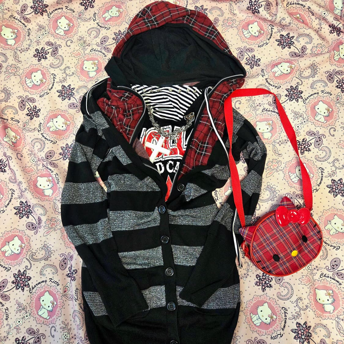 ⁺‧코디셋: 캐캐체 아무 나나 고스펑크 리즈리사돌 갸루 코디 세트♱ཋྀ 상품이미지1