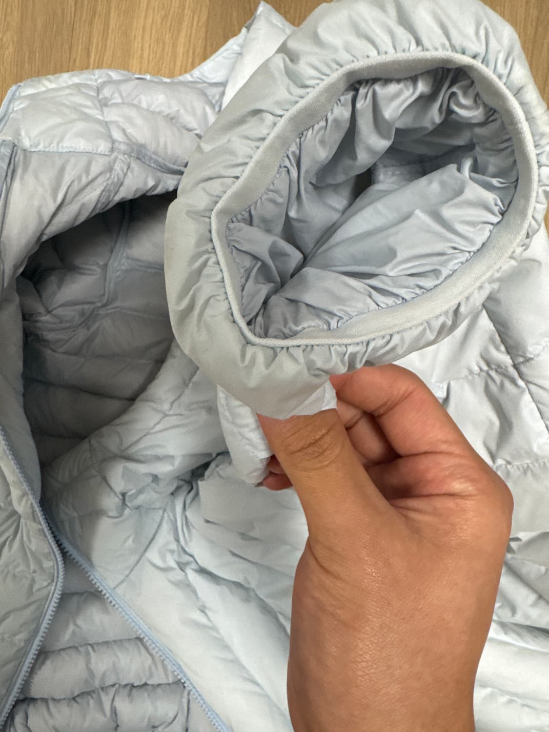 노스페이스 벤투스 프리미엄라인 경량패딩 코렐라인 코렐린 화이트블루 상품이미지7