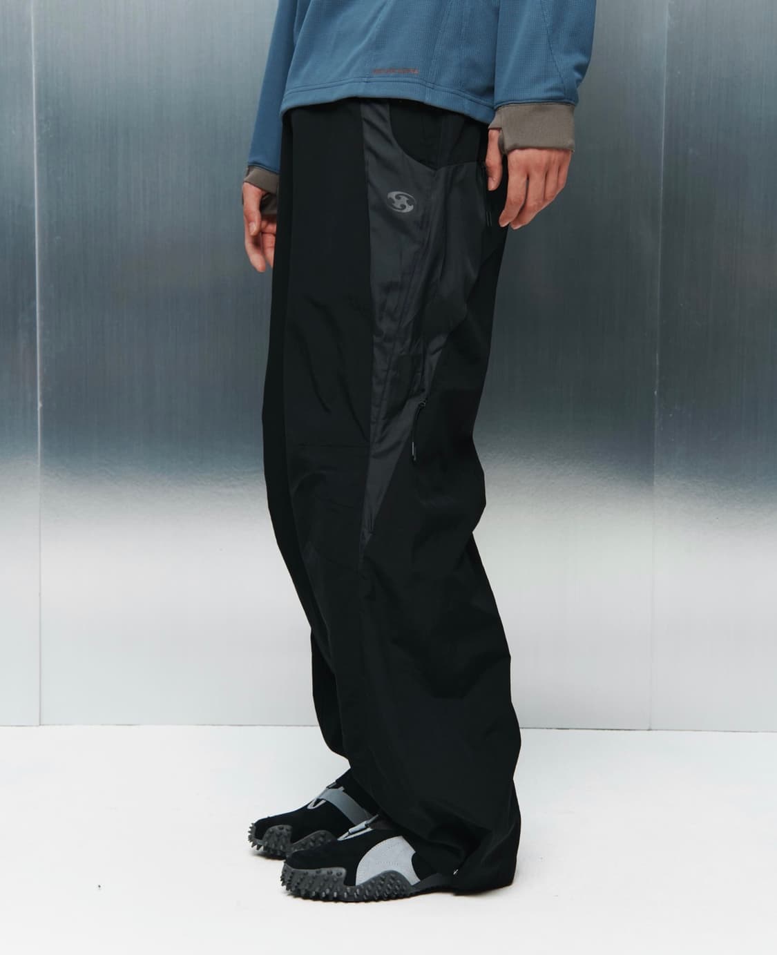 산산기어 콘트라스트 팬츠 [BLACK] 상품이미지1