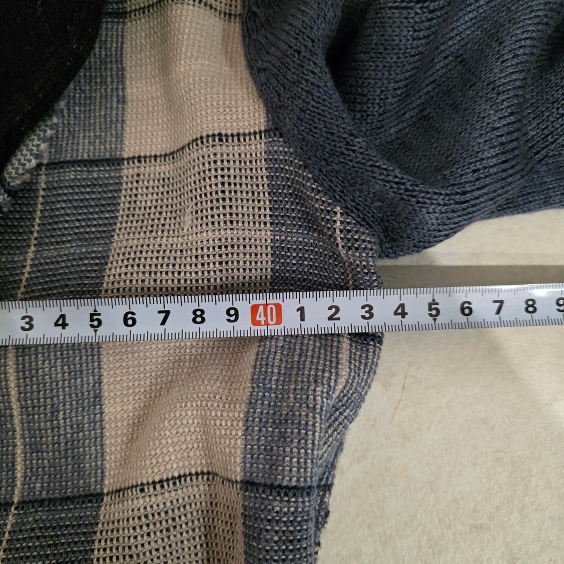 SYSTEM 배색 가디건 90사이즈 상품이미지10