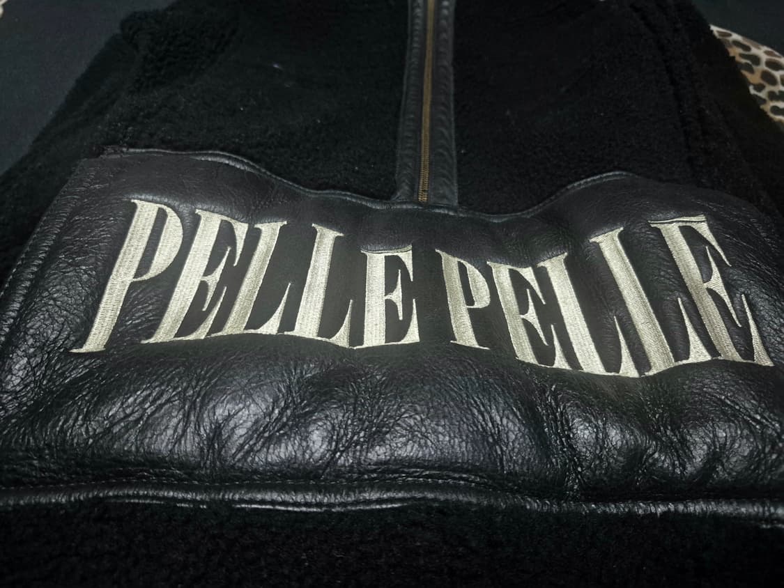 (초희귀)90's 펠레펠레 리버시블 무스탕 레더 아노락 가죽 자켓 XL 상품이미지5