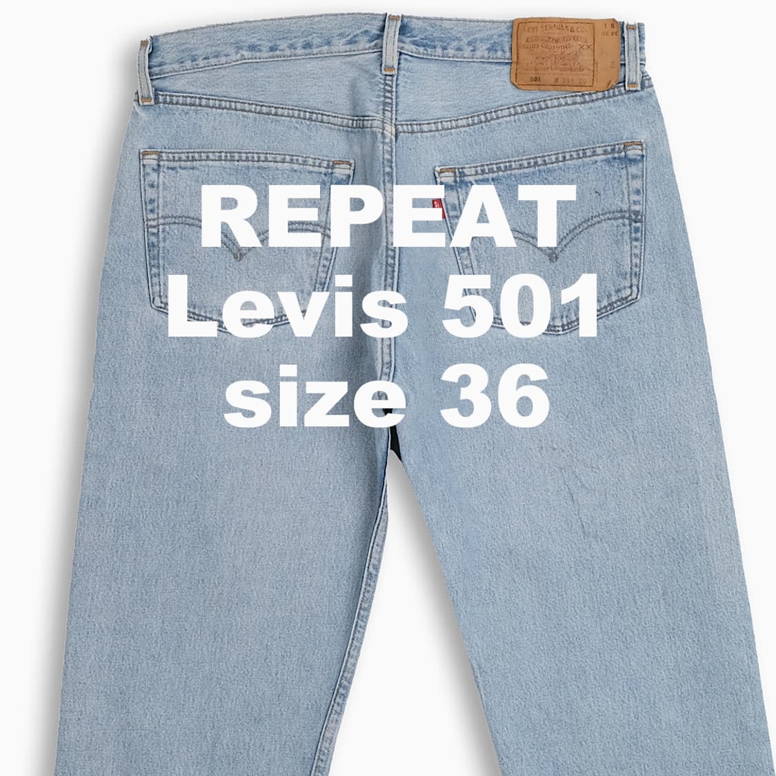 빈티지 리바이스 501 연청 90s USA 36 인치 LV5013854 상품이미지1