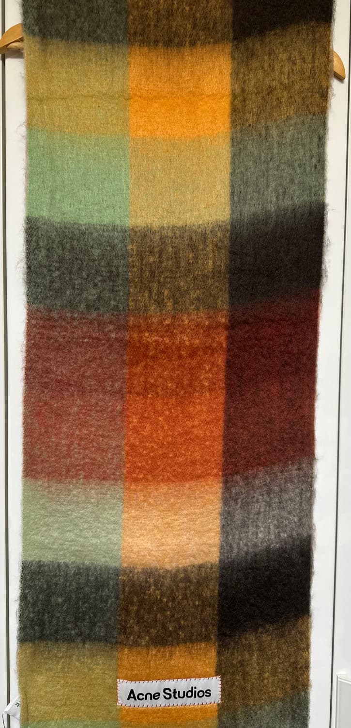 아크네 스튜디오 모헤어울체크 머플러 남여공용 상품이미지6