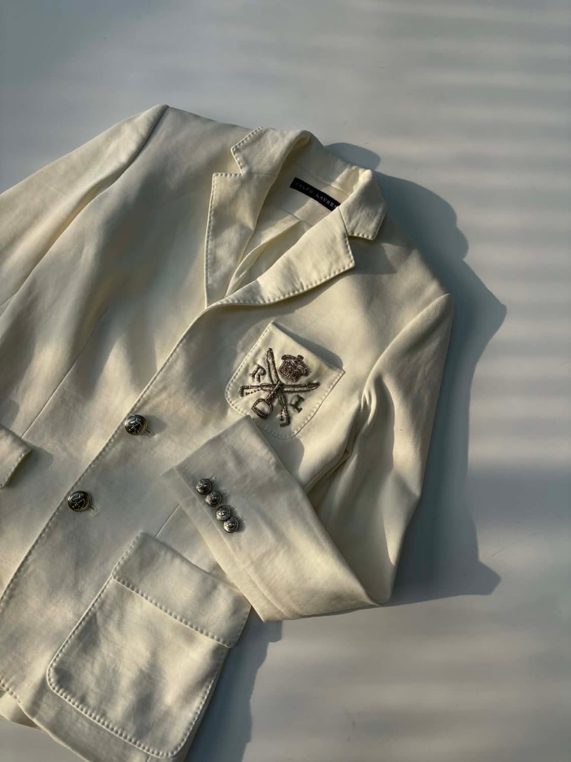 [2] 랄프로렌 크레스트 엠블럼 RL 자수 블레이져 자켓 상품이미지8