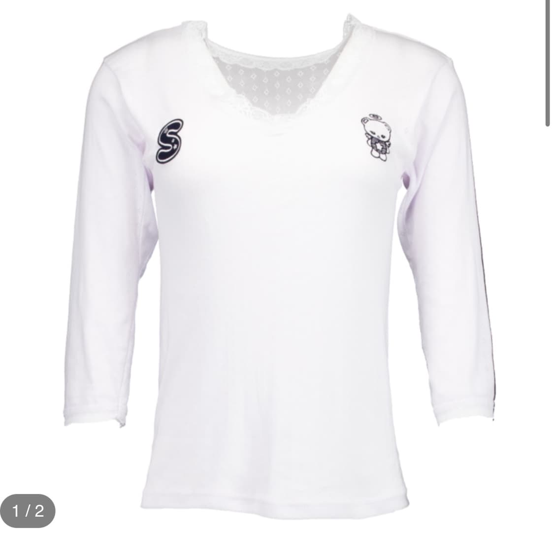 샬롬클럽 BUDDY LACE TOP WHITE 상품이미지1
