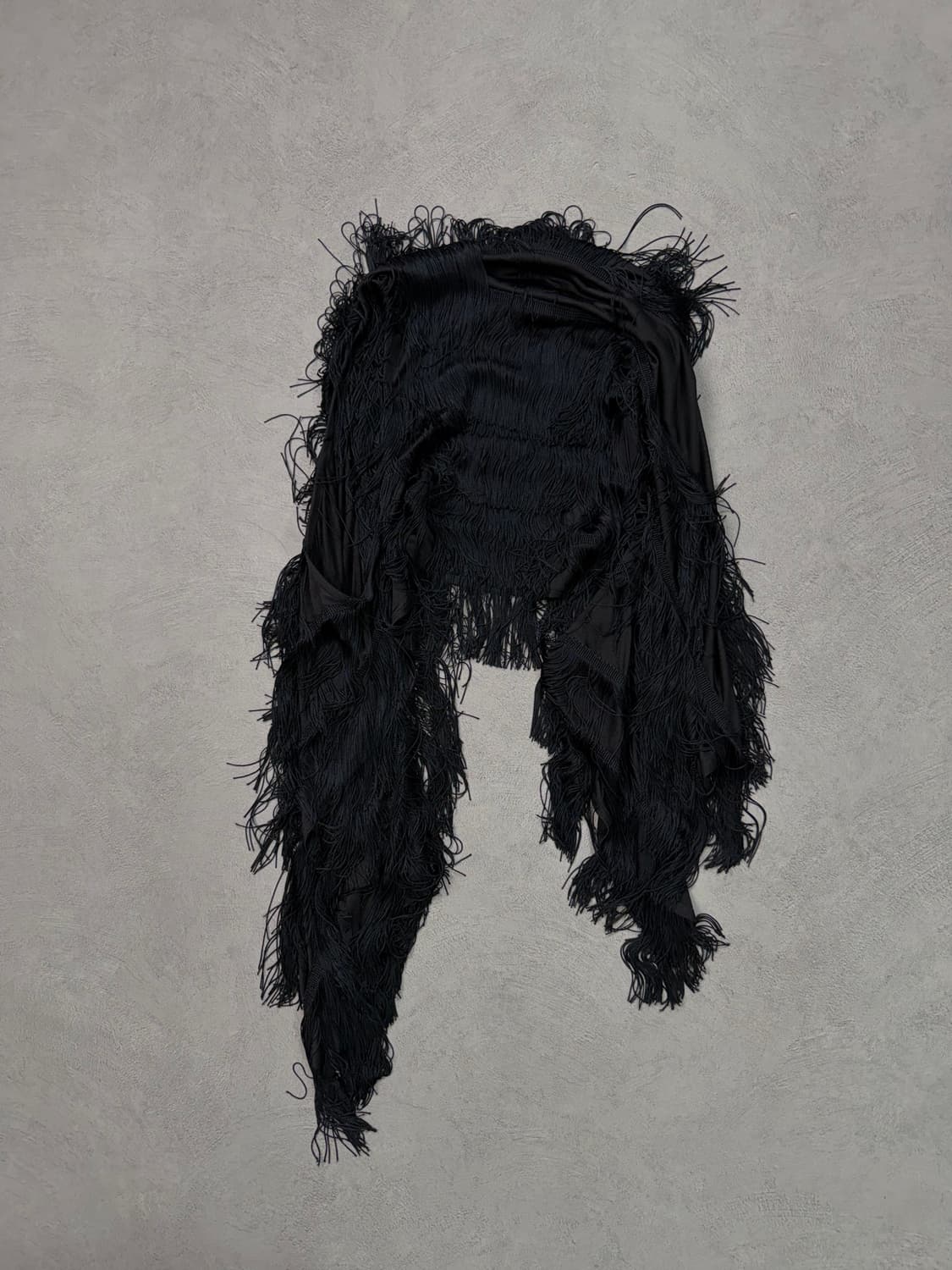 Ann Demeulemeester 08 FW Fringe Shawl 상품이미지2