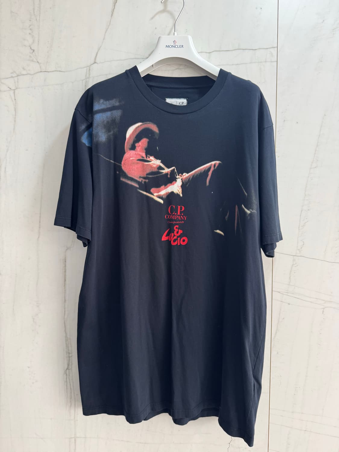 C.P. Company × Lucio Dalla 콜라보 반팔 티셔츠 상품이미지1