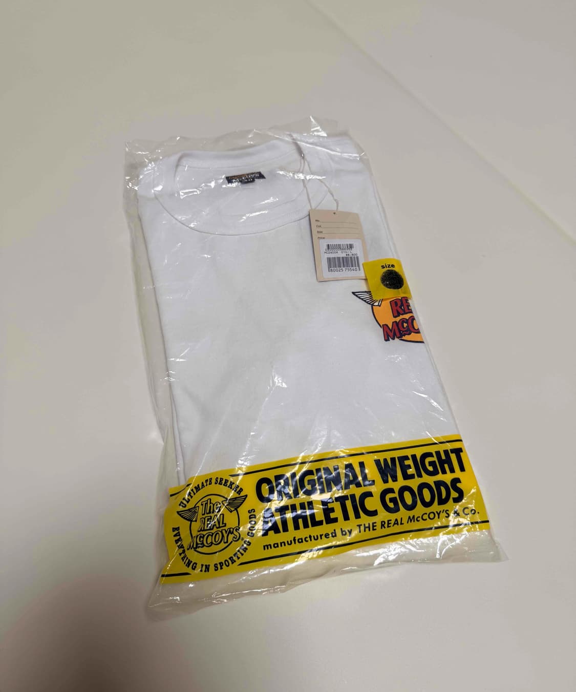 [40/L] 리얼맥코이 로고 프린팅 반팔 티셔츠 상품이미지1