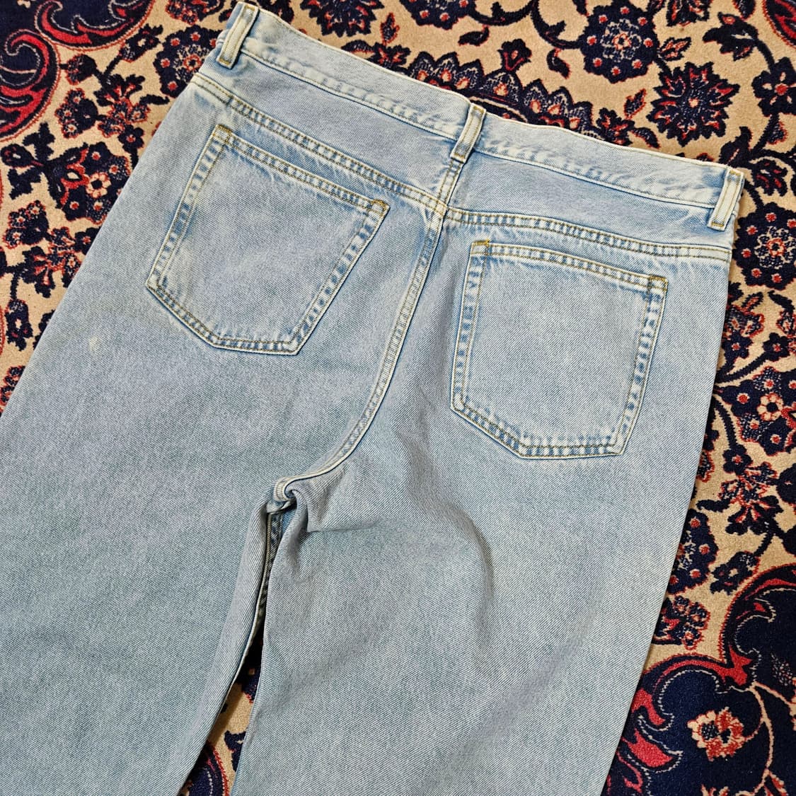 코스(COS) 라이트 블루 릴렉시드 데님 청바지 상품이미지4