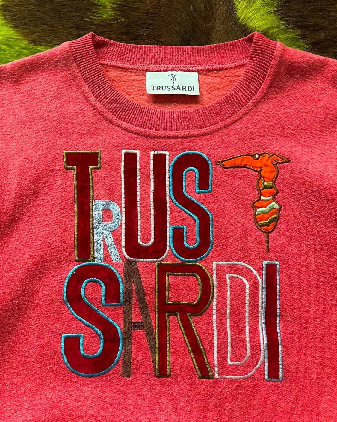 1980-90s TRUSSARDI Italy Old Sweater 상품이미지5