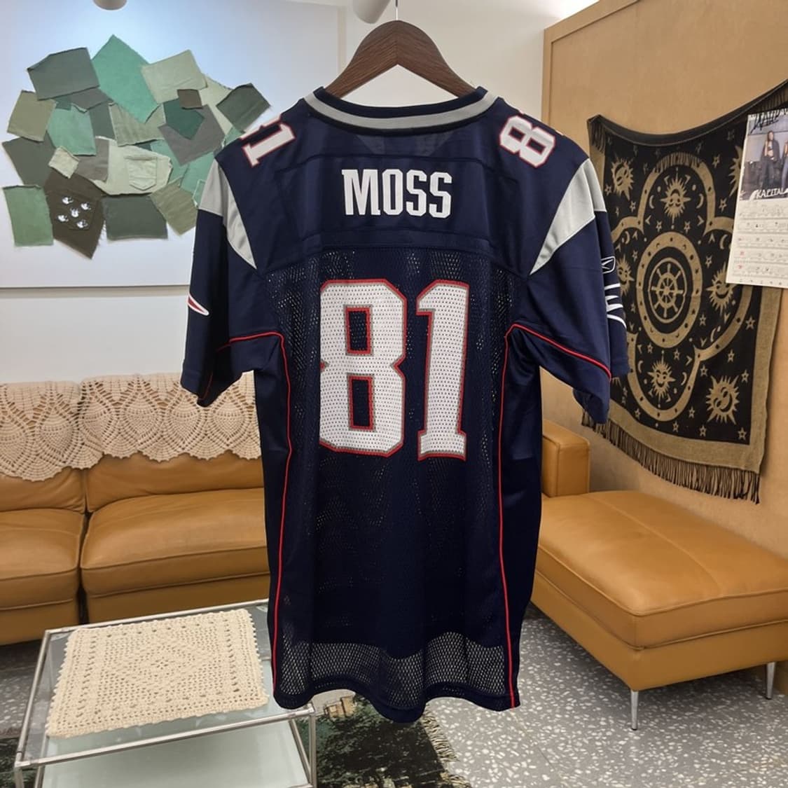 리복 NFL 뉴잉글랜드 패트리어츠 유니폼 져지 반팔티 L C12233 상품이미지4