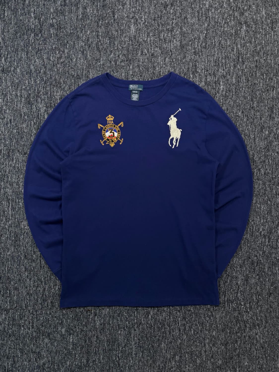 폴로 블루 빅포니 프랑스 롱슬리브 상품이미지3