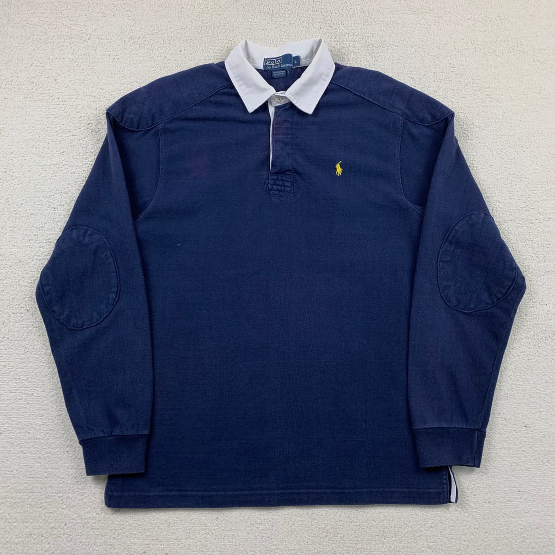 폴로 랄프로렌 포니로고 네이비 럭비 티셔츠 상품이미지1