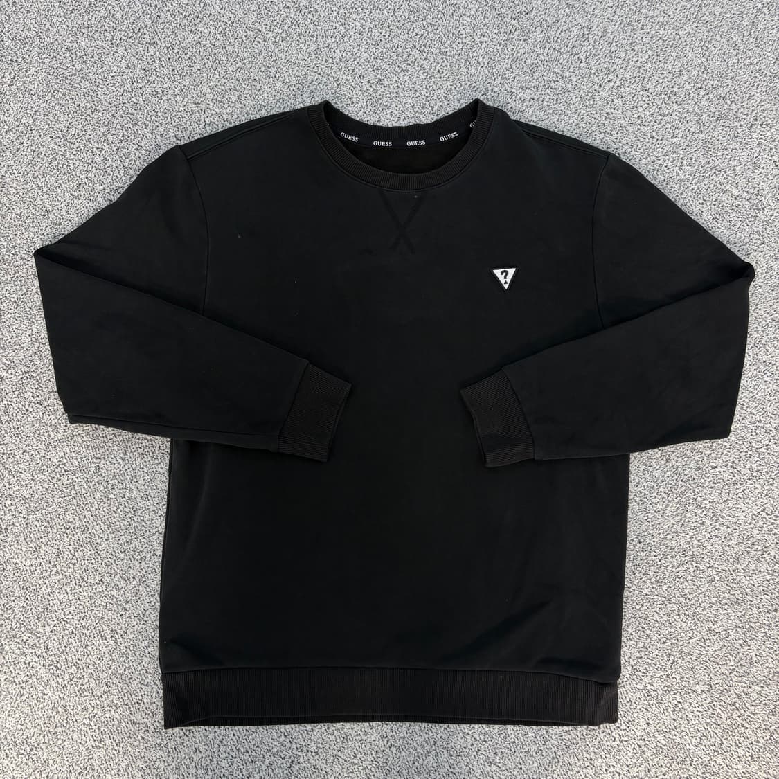 L 게스 기모 삼각 로고 맨투맨 긴팔티 0303J 상품이미지1