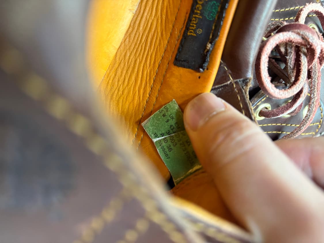 팀버랜드 3아이 보트슈즈 브라운 275 상품이미지7