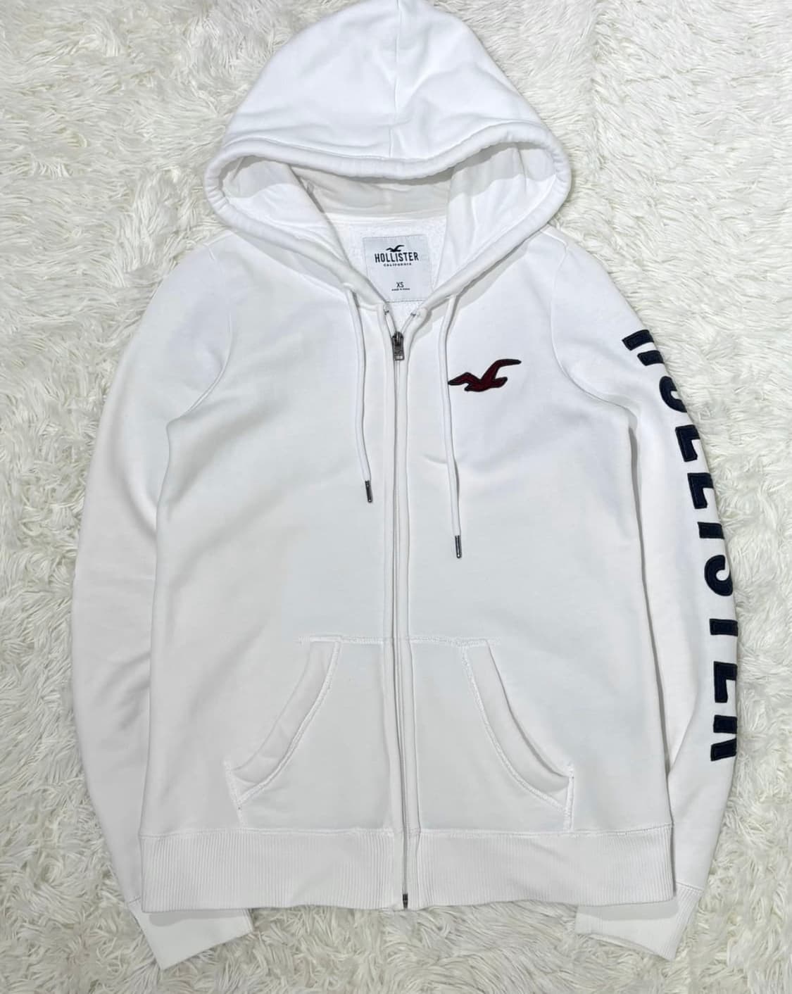 홀리스터 로고 후드집업 상품이미지1