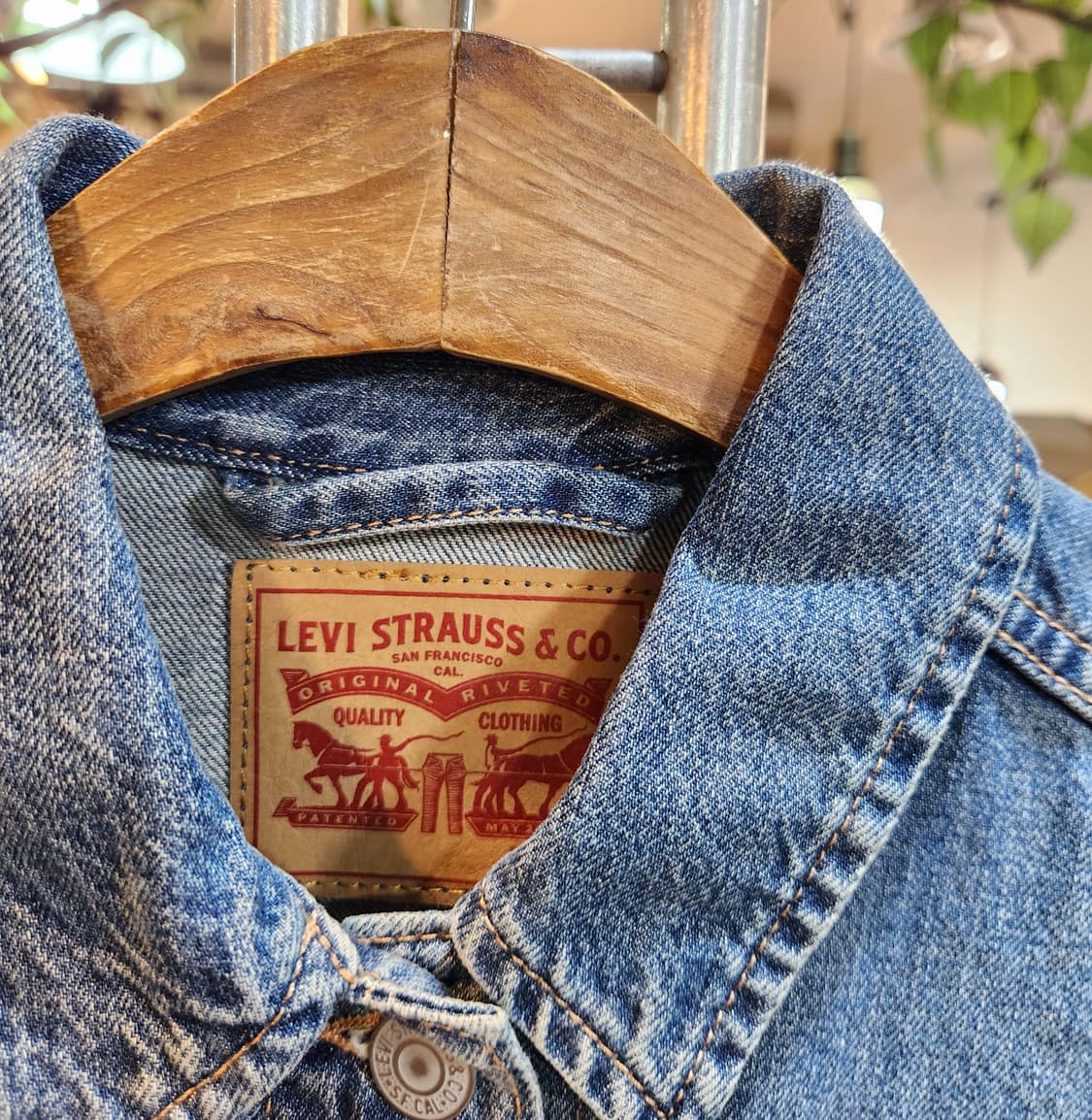 LEVIS 리바이스 체리 자수 데님  자켓 상품이미지4