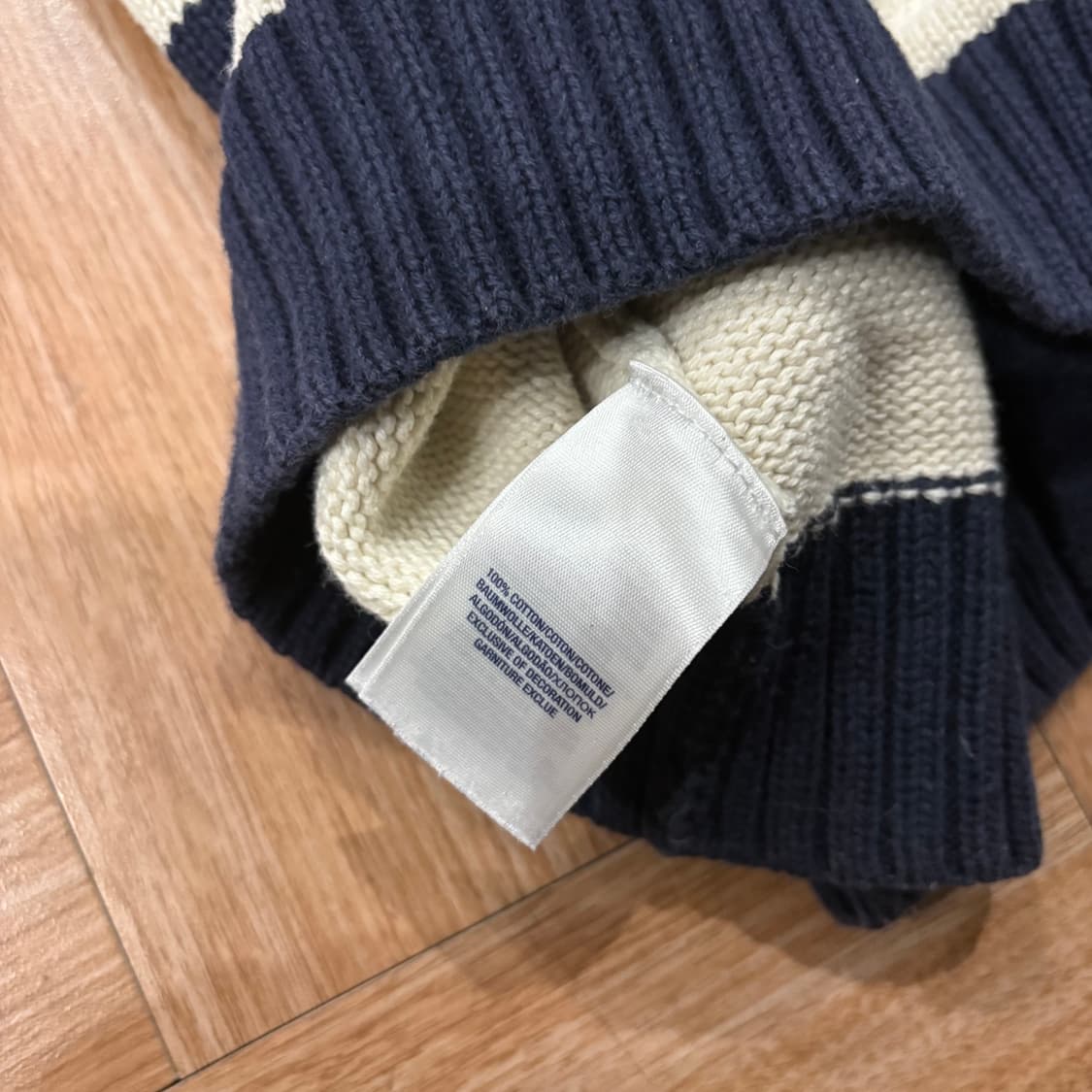 폴로 랄프로렌 빈티지 빅포니 스트라이프 니트 집업 상품이미지10