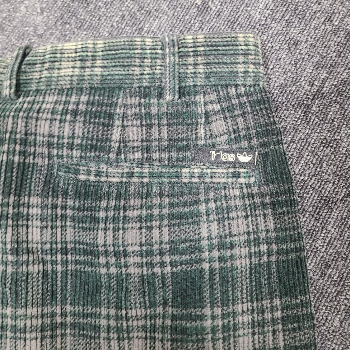 빈티지 아디다스 코듀로이 체크팬츠 상품이미지5