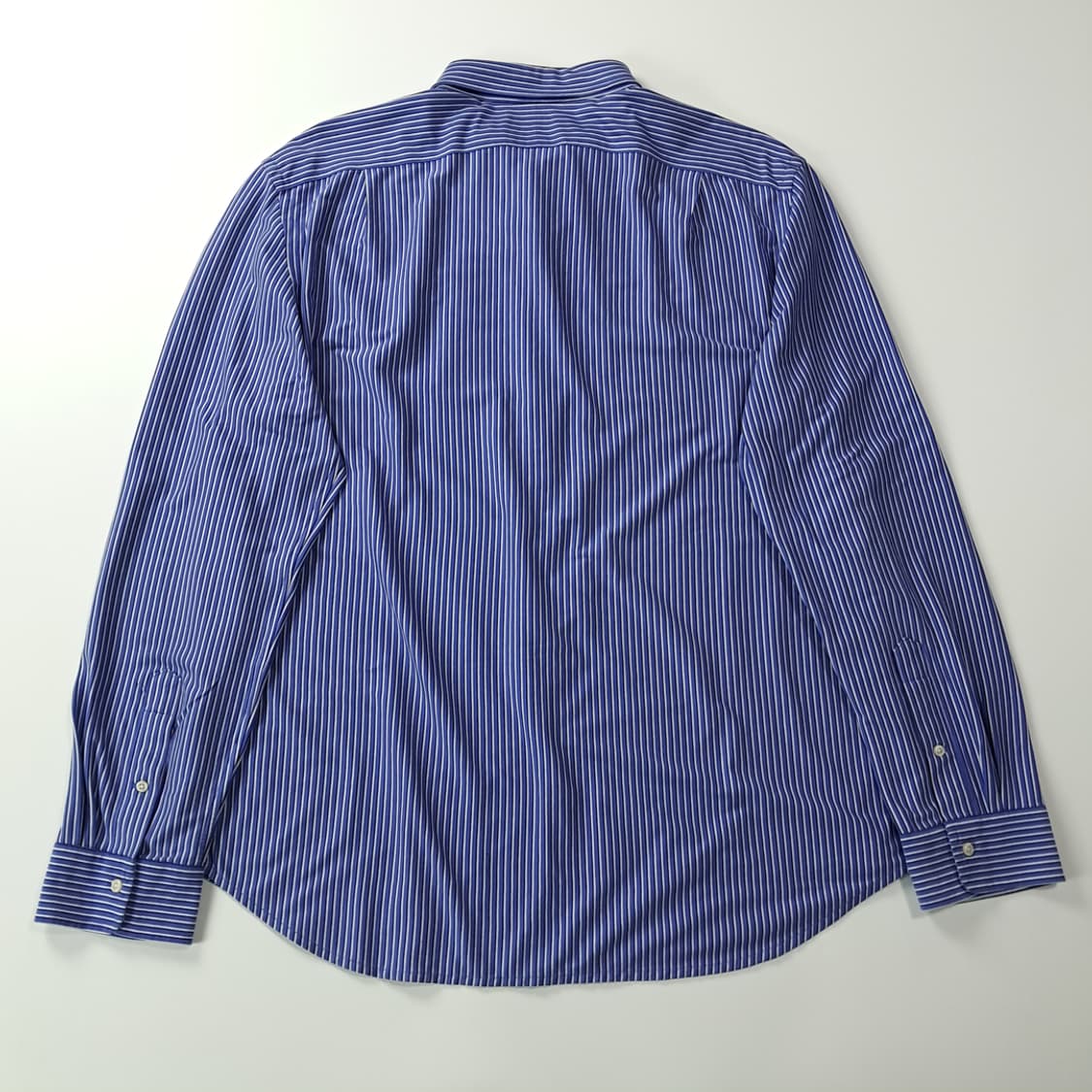 CK663 2XL 폴로 블루 스트라이프 드레스 니트 셔츠 남방 상품이미지6