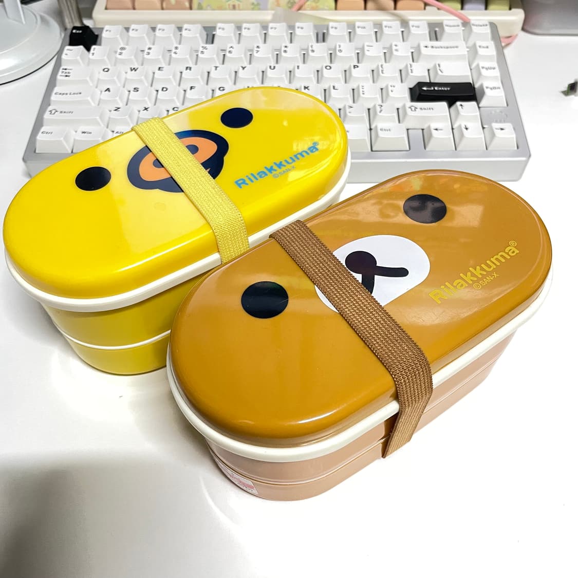 리락쿠마 키이로이토리 고전 도시락통 상품이미지1