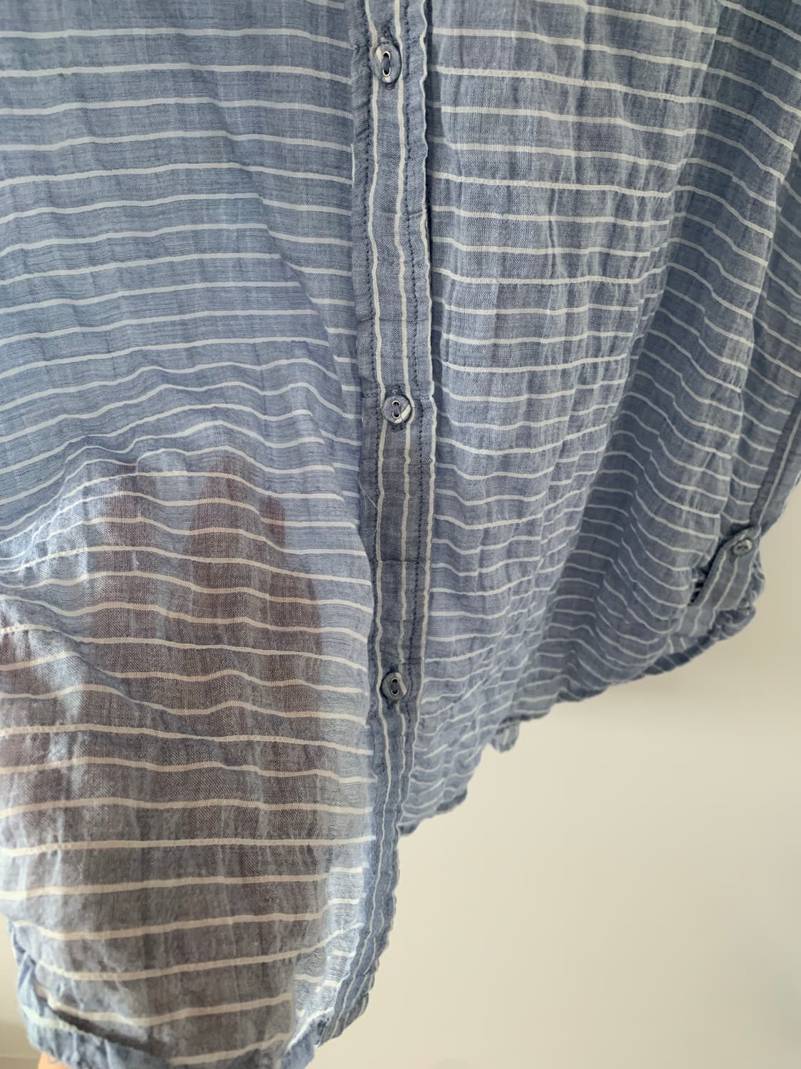 블루 스트라이프 셔츠 상품이미지3