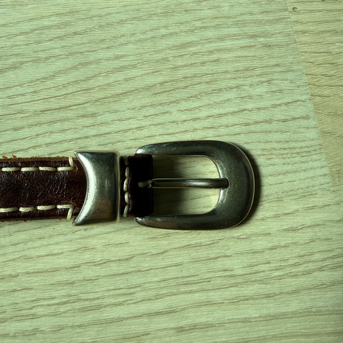 아워레가시 벨트 2cm 레더 브라운 상품이미지6